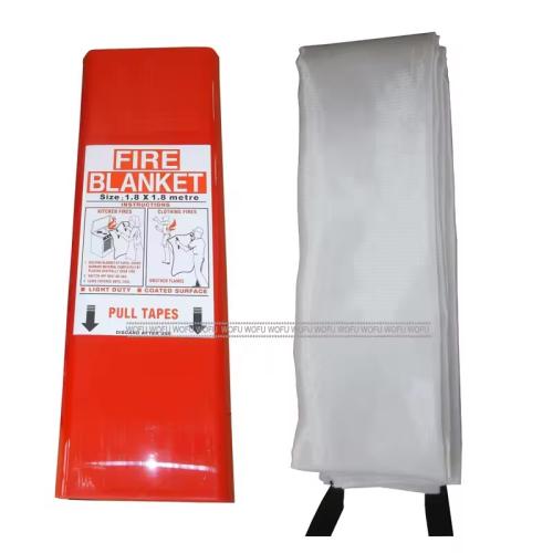 1.8m*1.8m Fiberglass Fire Blanket 