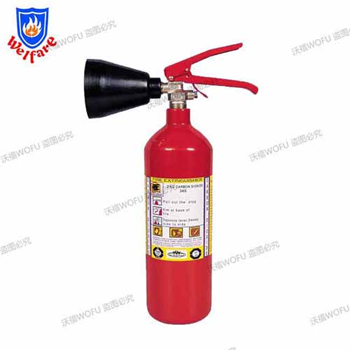 2kg co2 big horm fire extinguisher